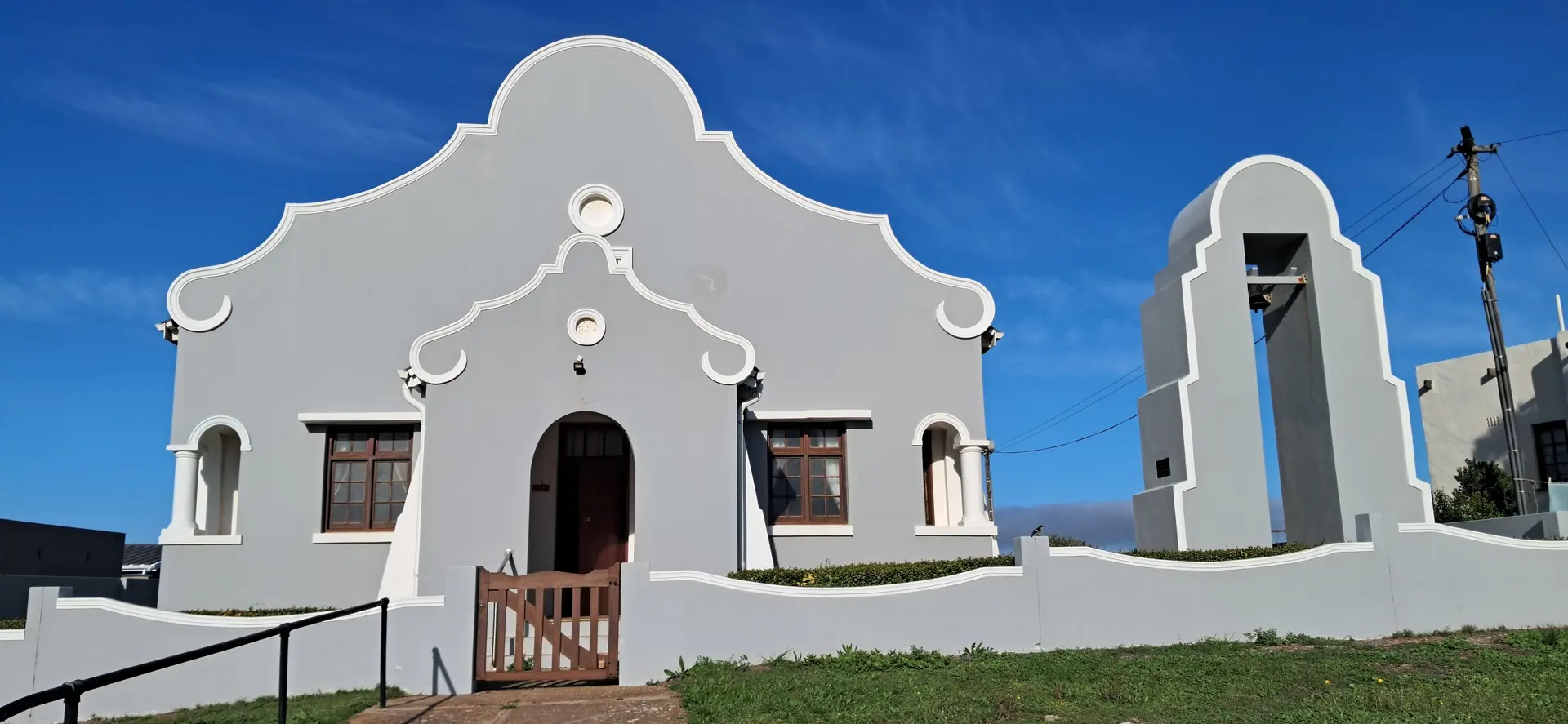 NG Kerksaal Port Beaufort.  17 Mei 1950  ingewy.  Word as kerk gebruik.
